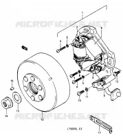 IGNITION for Suzuki QUADRACER 500 1990