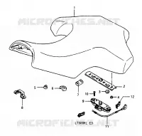 SEAT for Suzuki QUADRACER 500 1990