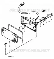 TAIL LIGHT for Suzuki QUADRACER 500 1990