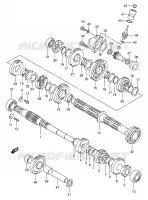 TRANSMISSION (1) for Suzuki KINGQUAD 250 1996