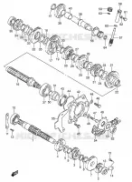 TRANSMISSION for Suzuki OZARK 160 2003