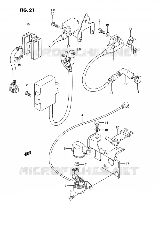 ELECTRICAL Suzuki QUAD 250 OZARK 1994  LT-F250R(E2)