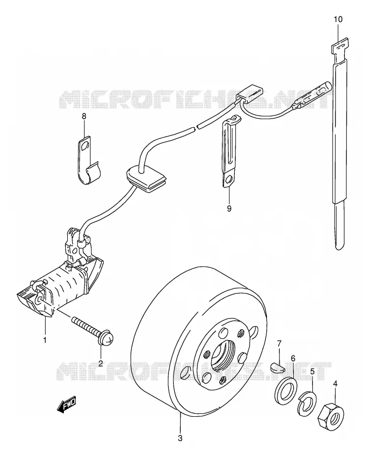 IGNITION Suzuki QUAD 50 MINIQUAD-SPORT 1999  LT50X(P1)