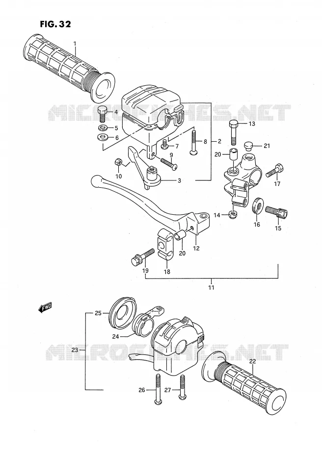 SWITCHES Suzuki QUAD 160 OZARK 1992  LT-F160N(P2)