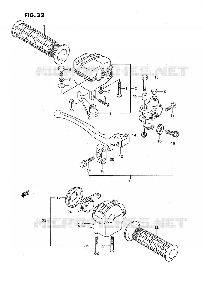 SWITCHES Suzuki QUAD 160 OZARK 1993  LT-F160P(P28)