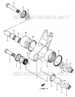 SHOCK ABSORBER LINKAGE for Suzuki QUADRACER 500 1990
