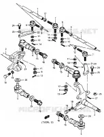 STEERING LINKAGE   HUB for Suzuki QUADRACER 500 1990