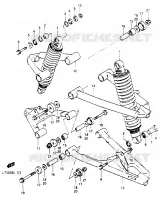 SUSPENSION ARM (MODEL J/K/L) for Suzuki QUADRACER 500 1990