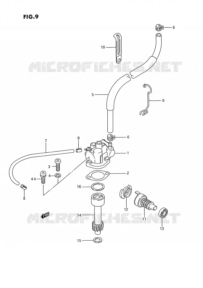 OIL PUMP Suzuki QUAD 80 QUADSPORT 1994  LT80R(P1)