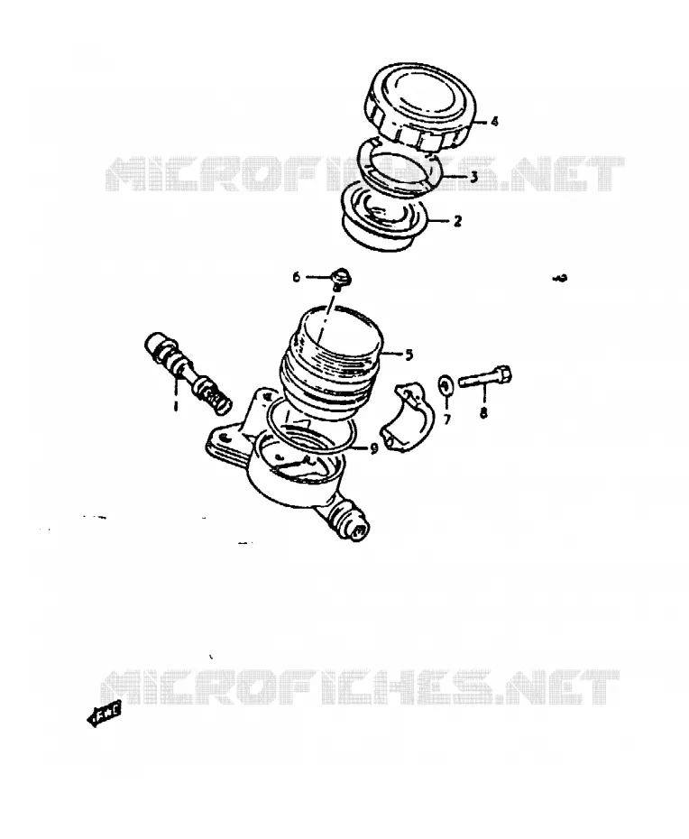 FRONT MASTER CYLINDER Suzuki MOTO 1000 GS 1978  GS1000HC(C/N)