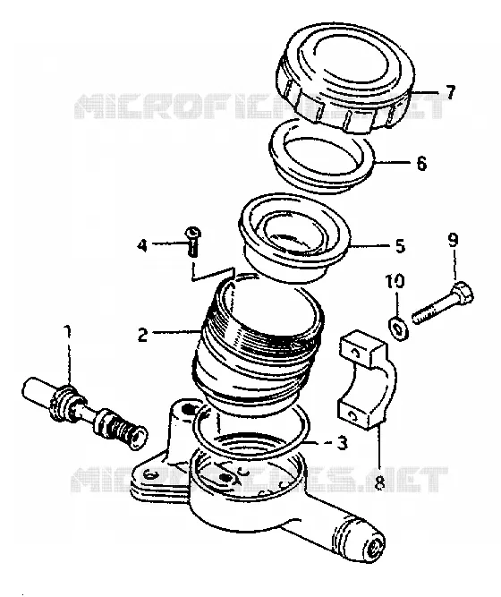 FRONT MASTER CYLINDER Suzuki MOTO 550 GS 1982  GS550LZ