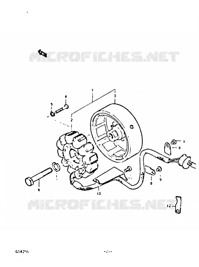 GENERATOR Suzuki MOTO 425 GS 1992  GS425EN(N)