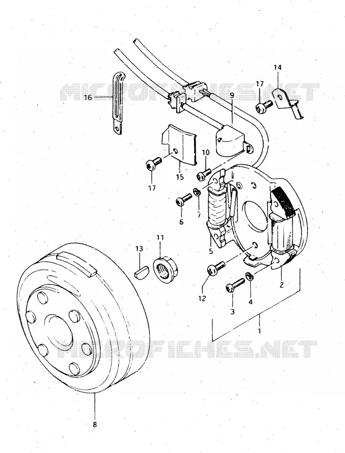IGNITION (E39) Suzuki MOTO 500 DR 1984  DR500SE(E1)