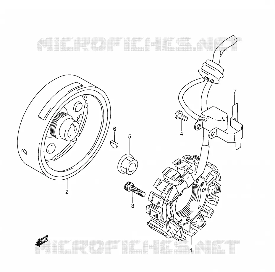 IGNITION (MODEL L/M/N) Suzuki MOTO 350 DR 1991  DR350M(E3)