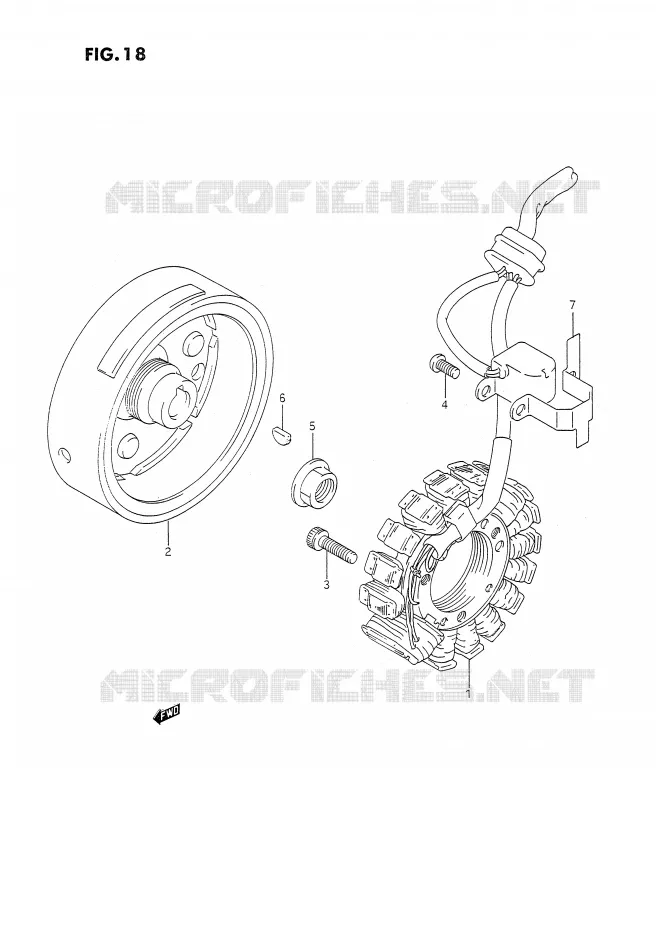 IGNITION (MODEL L/M/N) Suzuki MOTO 350 DR 1992  DR350SHN(E2)
