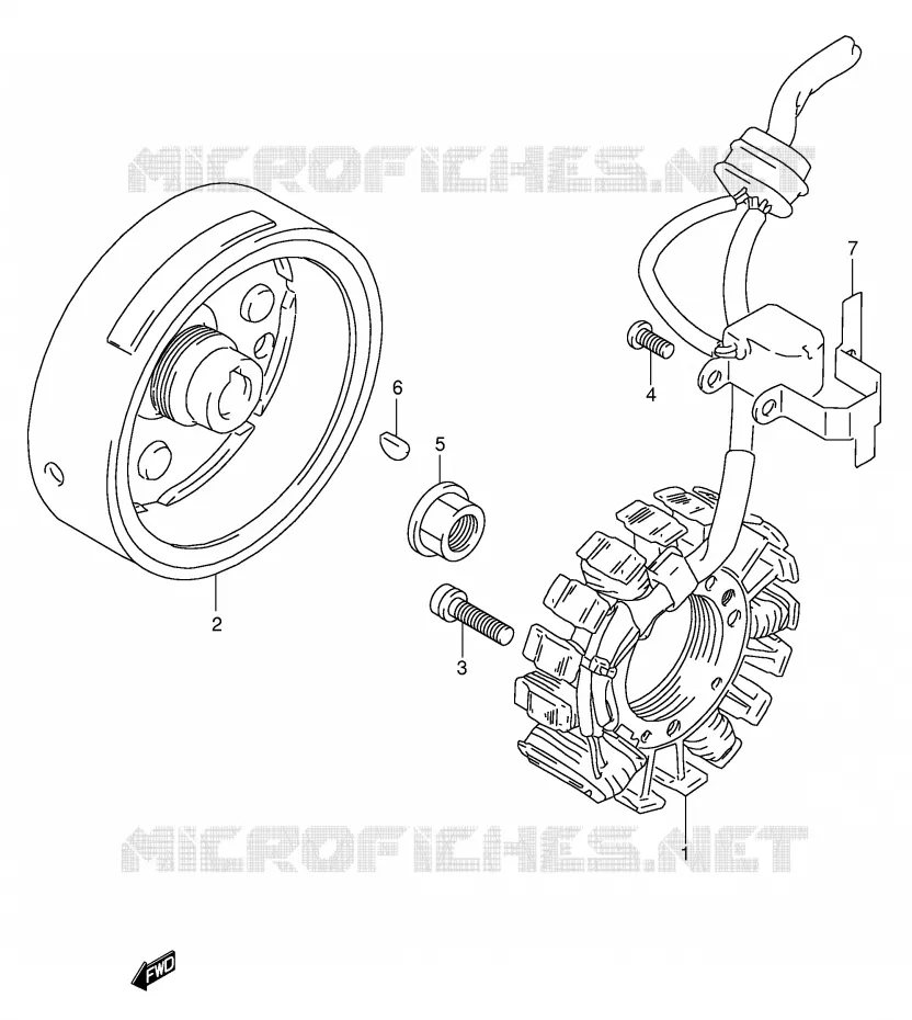IGNITION (MODEL L/M/N) Suzuki MOTO 350 DR 1994  DR350R(E1)