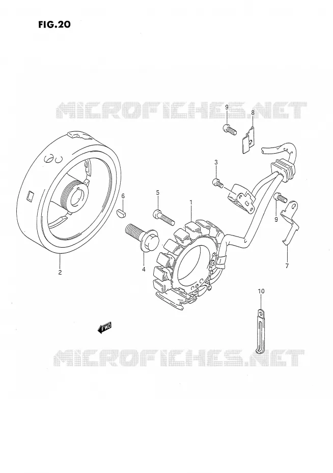 IGNITION Suzuki MOTO 650 DR 1994  DR650RR(E4)