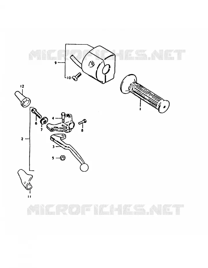 LEFT SWITCH - HANDGRIP Suzuki MOTO 1000 GS 1980  GS1000ET(T)