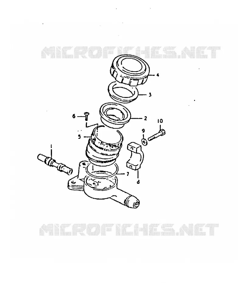 MASTER CYLINDER Suzuki MOTO 250 GS 1996  GS250TT(T/X)