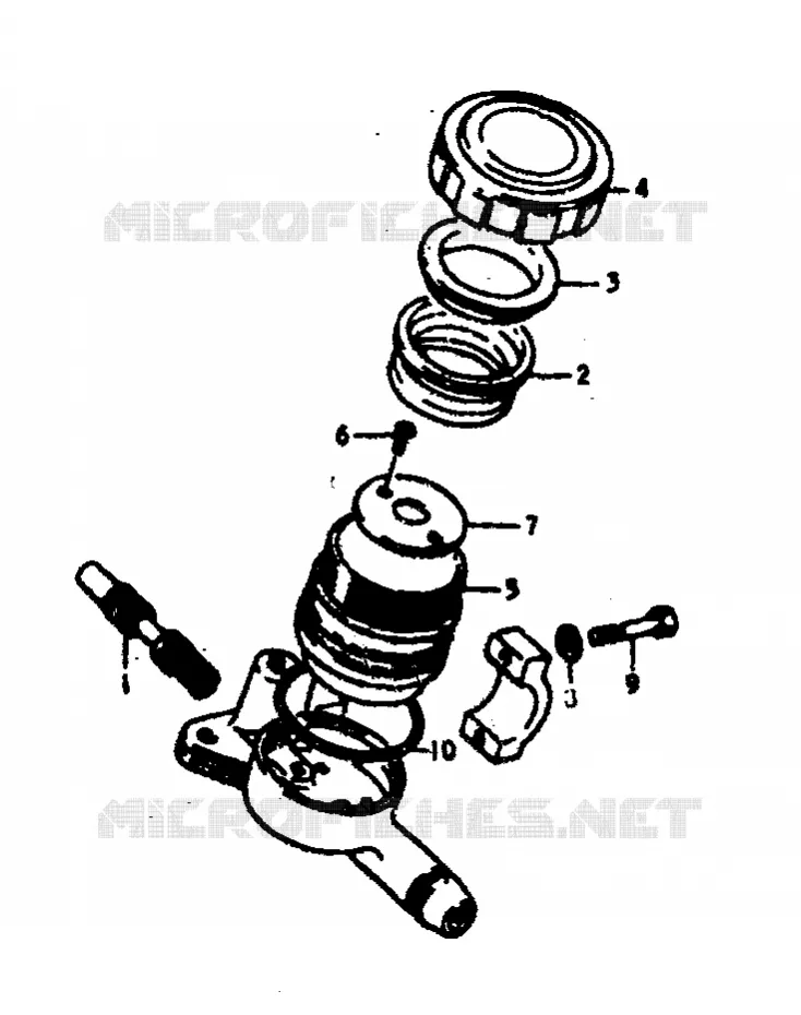 MASTER CYLINDER Suzuki MOTO 400 GS 1978  GS400EC(C/N)