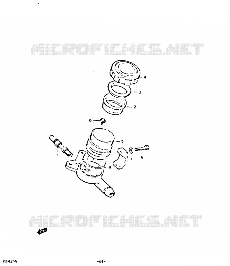 MASTER CYLINDER Suzuki MOTO 425 GS 1992  GS425EN(N)