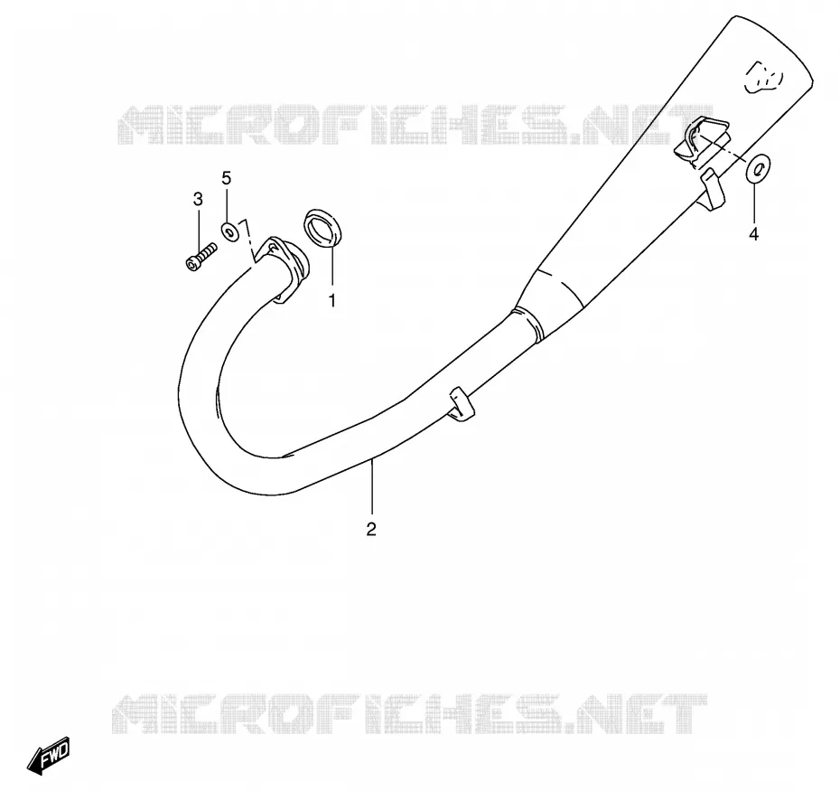 MUFFLER Suzuki MOTO 125 GS 1982  GS125EEZ(E1)