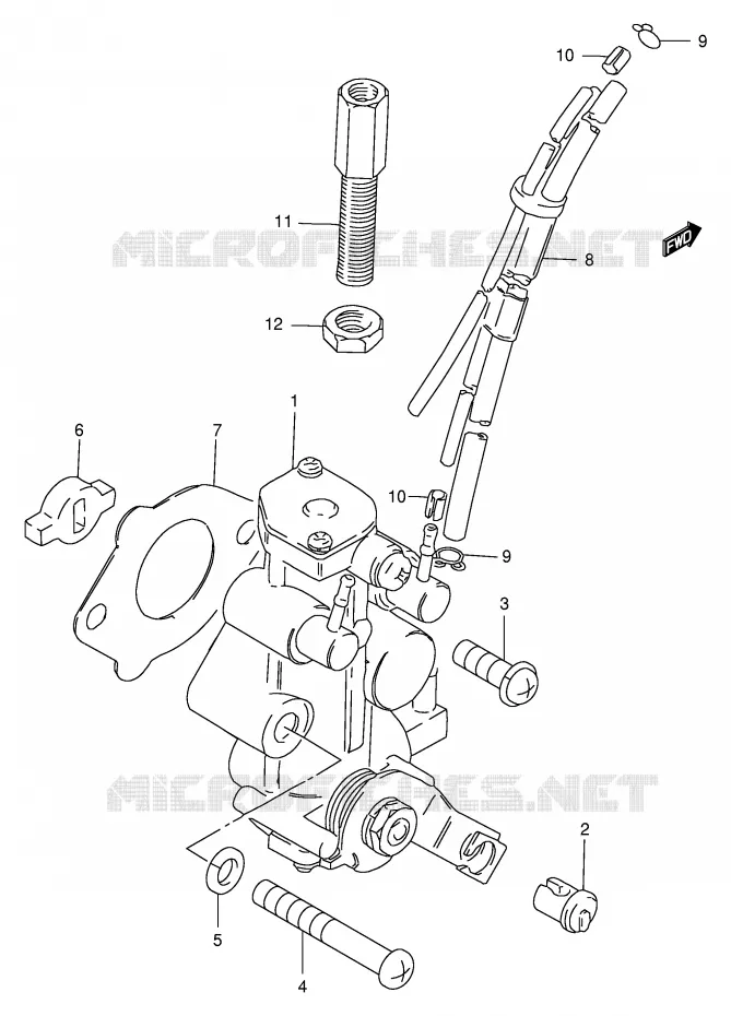 OIL PUMP Suzuki SCOOTER 50 FM 1987  FM50AH(E20)