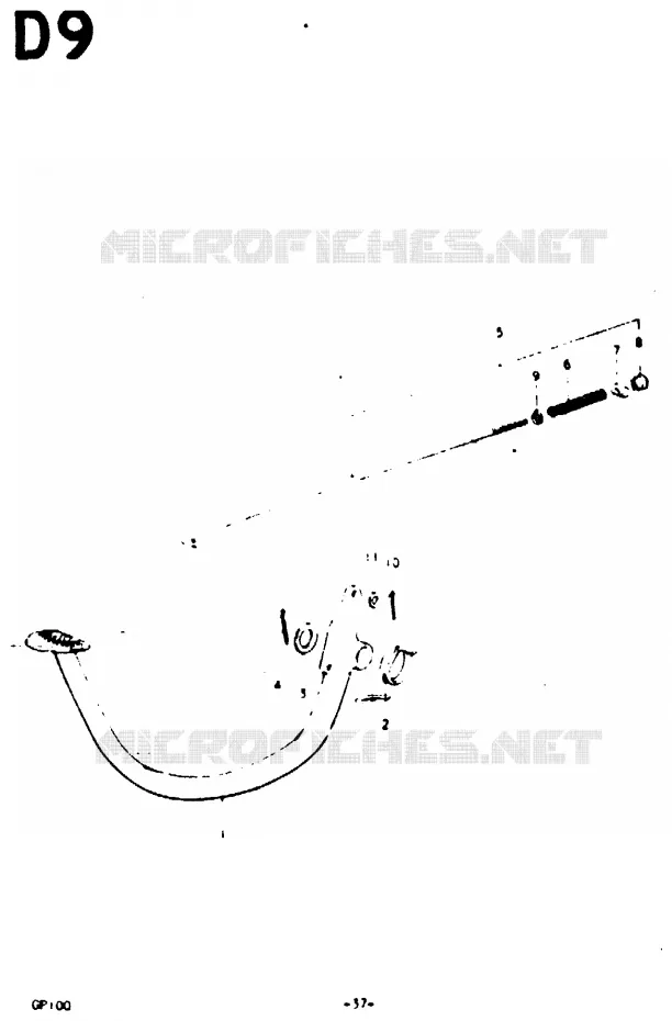 REAR BRAKE Suzuki MOTO 100 GP 1992  GP100UN(C/N)