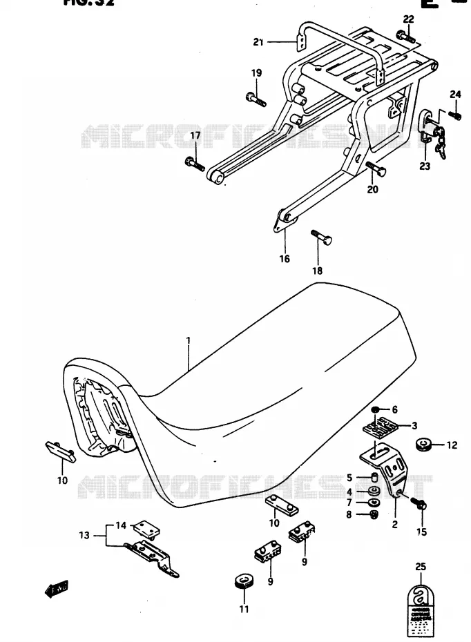SEAT Suzuki MOTO 650 DR 1990  DR650RUL(L)