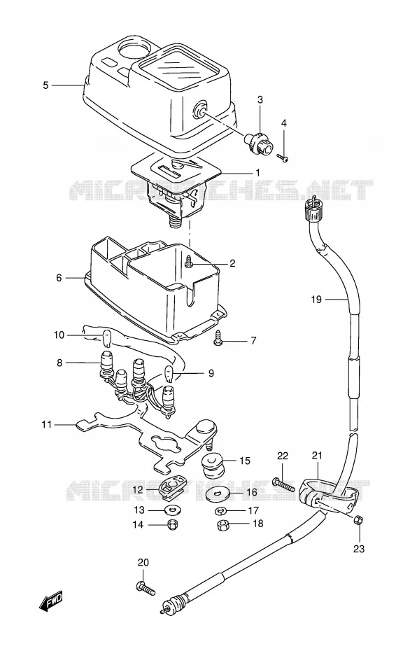 SPEEDOMETER Suzuki MOTO 125 DR 1999  DR125SEX(E4)