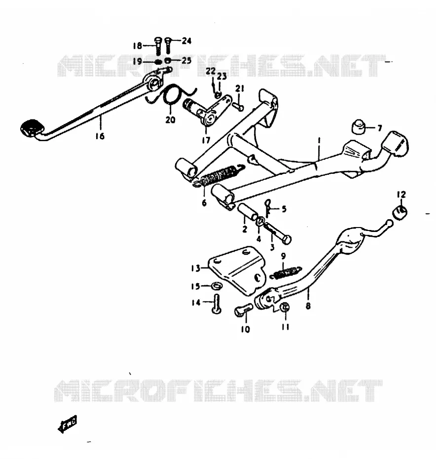 STAND Suzuki MOTO 1000 GS 1979  GS1000HN(C/N)