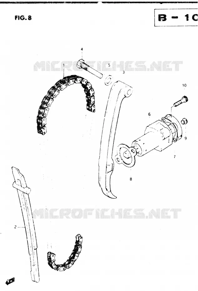 TIMING Suzuki MOTO 250 DR 1983  DR250SD(E1)
