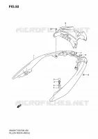 BACKREST (AN400K7/K8/K9/AK9/L0/AL0) for Suzuki BURGMAN 400 2010