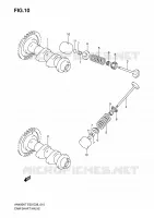 CAMSHAFT/VALVE for Suzuki BURGMAN 400 2010