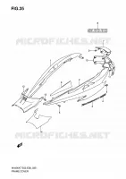 FAIRING (MODEL K7/K8) for Suzuki BURGMAN 400 2010