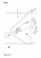 FUEL EVAP SYSTEM (E33) for Suzuki BURGMAN 400 2010