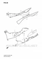 LOWER FAIRING (MODEL K7/K8) for Suzuki BURGMAN 400 2010