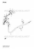PARKING BRAKE for Suzuki BURGMAN 400 2010