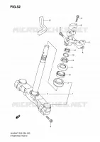 STEERING COLUMN for Suzuki BURGMAN 400 2010