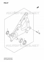 SWINGARM for Suzuki BURGMAN 400 2010