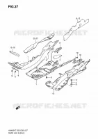 FOOTREST for Suzuki BURGMAN 400 2010