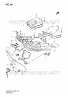 GLOVE BOX for Suzuki BURGMAN 400 2010