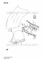 SPEEDOMETER PANEL for Suzuki BURGMAN 400 2010