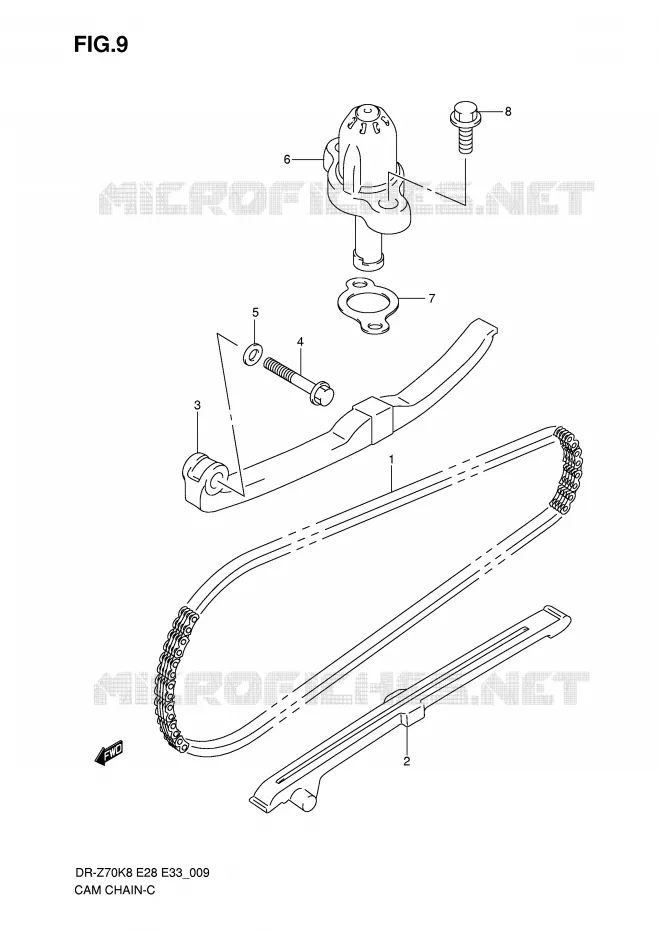TIMING Suzuki MOTO 70 DR-Z 2012  DR-Z70L0(E28/E33)