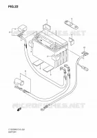 BATTERY for Suzuki QUADSPORT 250 2010