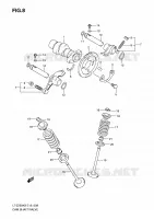 CAM SHAFT/VALVE for Suzuki QUADSPORT 250 2010