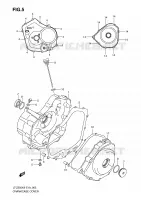 CRANKCASE COVER for Suzuki QUADSPORT 250 2010