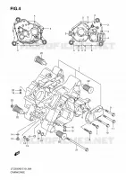 CRANKCASE for Suzuki QUADSPORT 250 2010