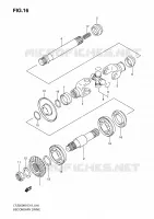 DRIVESHAFT for Suzuki QUADSPORT 250 2010