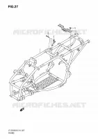 FRAME for Suzuki QUADSPORT 250 2010